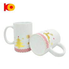 Tasse de café en céramique de Noël populaire de 15 oz de haute qualité pour offrir et cadeau de vacances